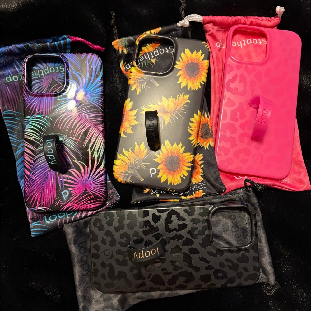 Lot of iPhone 13 Pro Max Loopy Cases - Set of 4